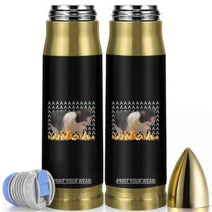 Screaming Cat Meme Bullet Tumbler Funny Internet Gen Z Cat Lover TS14 Black Print Your Wear