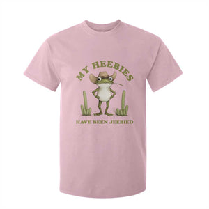 Funny Cowboy Frog Meme T Shirt For Kid My Heebies Have Been Jeebied TS14 Light Pink Print Your Wear
