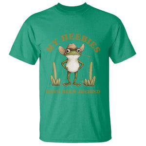 Funny Cowboy Frog Meme T Shirt My Heebies Have Been Jeebied TS14 Irish Green Print Your Wear