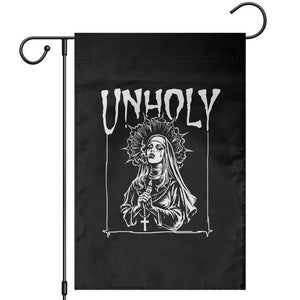 Unholy Nun Garden Flag Funny Horror Unholy Nun Satan Baphomet Gothic TS14 Black Print Your Wear