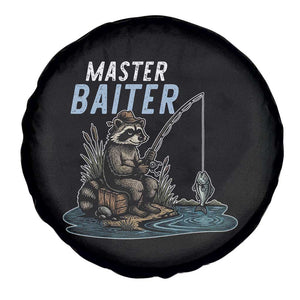 Funny Raccoon Fishing Spare Tire Cover Master Baiter Fisherman TS14 Print Your Wear