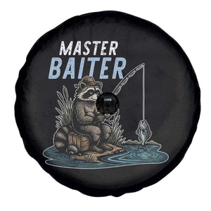 Funny Raccoon Fishing Spare Tire Cover Master Baiter Fisherman TS14 Print Your Wear