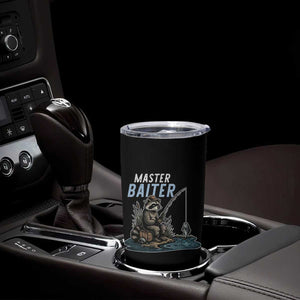 Funny Raccoon Fishing Tumbler Cup Master Baiter Fisherman TS14 Print Your Wear