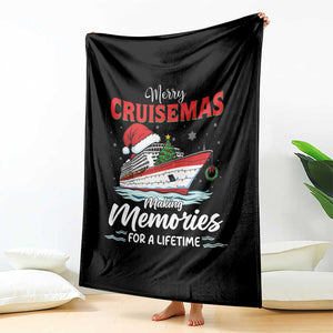 Christmas Cruise Throw Blanket Merry Cruisemas Making Memories For A Life Time TS14 Print Your Wear