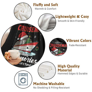 Christmas Cruise Throw Blanket Merry Cruisemas Making Memories For A Life Time TS14 Print Your Wear
