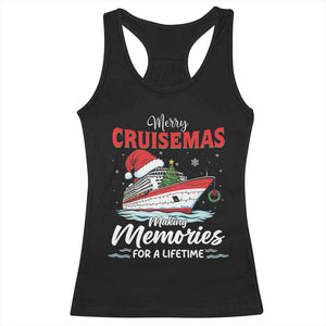 Christmas Cruise Racerback Tank Top Merry Cruisemas Making Memories For A Life Time TS14 Black Print Your Wear