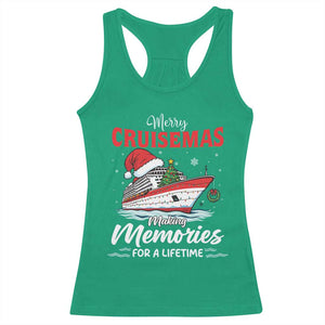 Christmas Cruise Racerback Tank Top Merry Cruisemas Making Memories For A Life Time TS14 Irish Green Print Your Wear