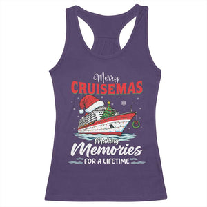 Christmas Cruise Racerback Tank Top Merry Cruisemas Making Memories For A Life Time TS14 Purple Print Your Wear