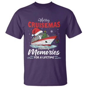 Christmas Cruise T Shirt Merry Cruisemas Making Memories For A Life Time TS14 Purple Print Your Wear