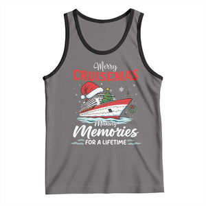 Christmas Cruise Tank Top Merry Cruisemas Making Memories For A Life Time TS14 Deep Heather Black Print Your Wear