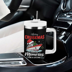 Christmas Cruise Tumbler With Handle Merry Cruisemas Making Memories For A Life Time TS14 Print Your Wear