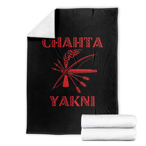 Choctaw Nation Chahta Yakni Native American Throw Blanket