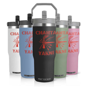Choctaw Nation Chahta Yakni Native American Flip Straw Tumbler