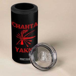 Choctaw Nation Chahta Yakni Native American 4 in 1 Can Cooler Tumbler