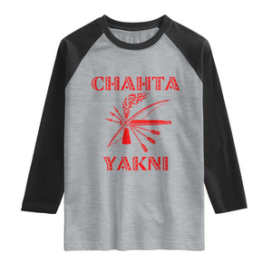 Choctaw Nation Chahta Yakni Native American Raglan Shirt