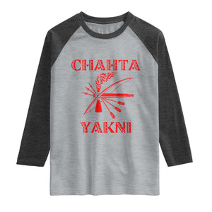 Choctaw Nation Chahta Yakni Native American Raglan Shirt