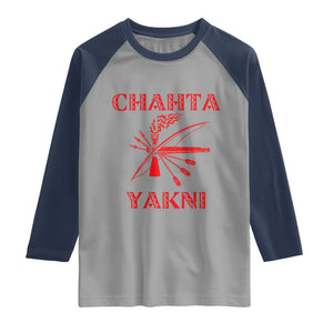 Choctaw Nation Chahta Yakni Native American Raglan Shirt