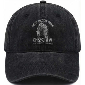 Choctaw Native American Indian Pride Indigenous Tribe Washed Cotton Baseball Cap