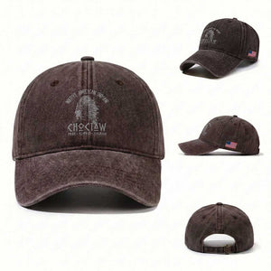 Choctaw Native American Indian Pride Indigenous Tribe Washed Cotton Baseball Cap