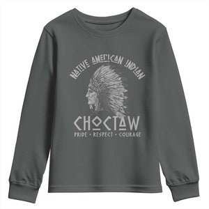 Choctaw Native American Indian Pride Indigenous Tribe Youth Sweatshirt