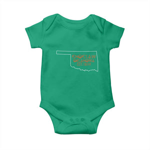 Choctaw Oklahoma OK Map Established 1834 Baby Onesie