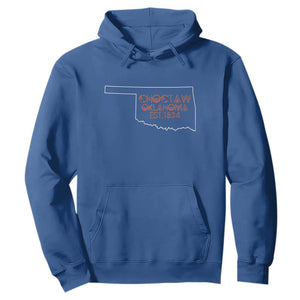 Choctaw Oklahoma OK Map Established 1834 Hoodie