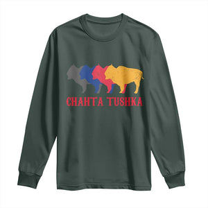 Choctaw Native American Chahta Tushka Long Sleeve Shirt