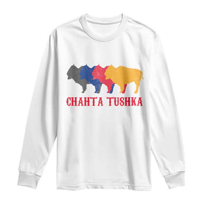Choctaw Native American Chahta Tushka Long Sleeve Shirt