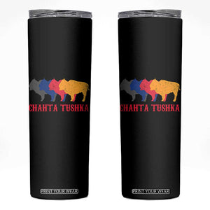 Choctaw Native American Chahta Tushka Skinny Tumbler