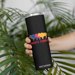Choctaw Native American Chahta Tushka Skinny Tumbler