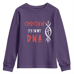 Choctaw Native American DNA Roots Indian Pride Youth Sweatshirt
