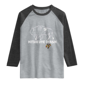 Lakota Tribe Teton Sioux Nation Native American Pride Raglan Shirt