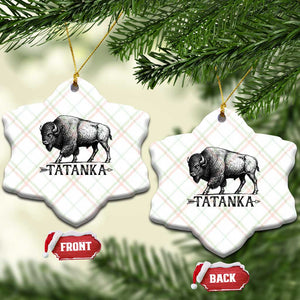 Tatanka Lakota Buffalo Bison Native American West Wildlife Ceramic Ornament