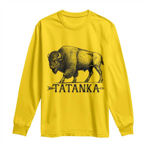 Tatanka Lakota Buffalo Bison Native American West Wildlife Long Sleeve Shirt