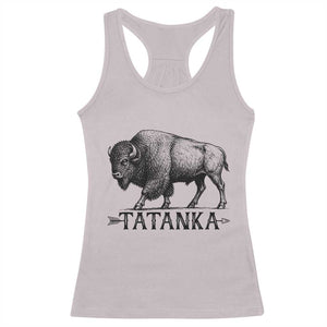 Tatanka Lakota Buffalo Bison Native American West Wildlife Racerback Tank Top