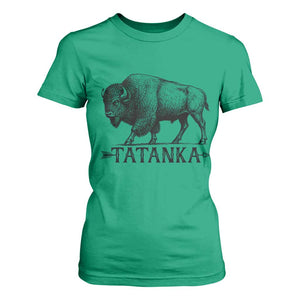 Tatanka Lakota Buffalo Bison Native American West Wildlife T Shirt For Women