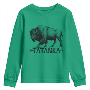 Tatanka Lakota Buffalo Bison Native American West Wildlife Youth Sweatshirt