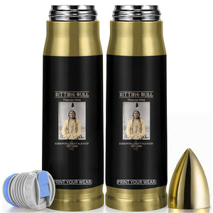 Sitting Bull Lakota Sioux Chief American Indian History Bullet Tumbler