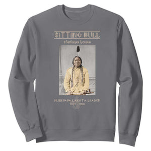 Sitting Bull Lakota Sioux Chief American Indian History Sweatshirt