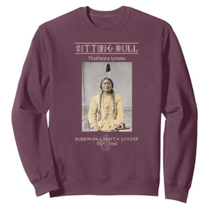 Sitting Bull Lakota Sioux Chief American Indian History Sweatshirt