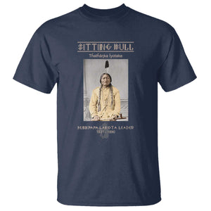 Sitting Bull Lakota Sioux Chief American Indian History T Shirt