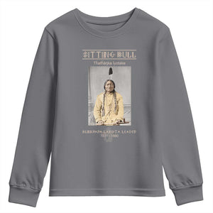 Sitting Bull Lakota Sioux Chief American Indian History Youth Sweatshirt