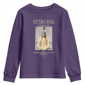 Sitting Bull Lakota Sioux Chief American Indian History Youth Sweatshirt