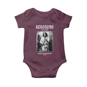 Geronimo Apache Leader American Indian History Baby Onesie
