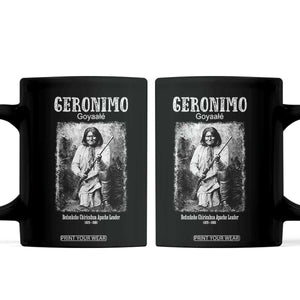 Geronimo Apache Leader American Indian History Coffee Mug