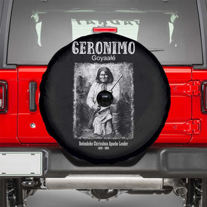Geronimo Apache Leader American Indian History Spare Tire Cover