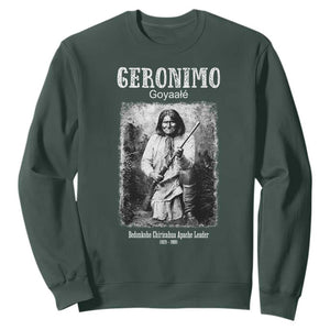 Geronimo Apache Leader American Indian History Sweatshirt