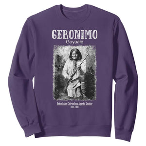 Geronimo Apache Leader American Indian History Sweatshirt