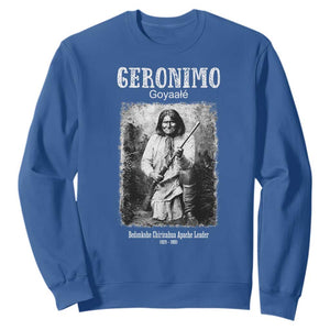 Geronimo Apache Leader American Indian History Sweatshirt