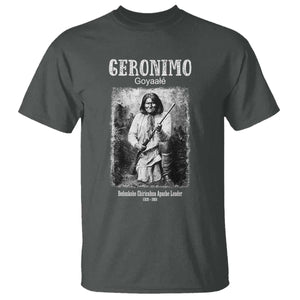 Geronimo Apache Leader American Indian History T Shirt